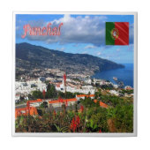 zPT022 FUNCHAL, Portugal, Fliese (Vorderseite)
