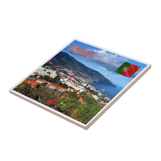 zPT022 FUNCHAL, Portugal, Fliese (Seite)