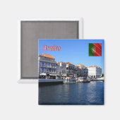 zPT025 AVEIRO, Portugal, Europa, Kühlschrank Magnet (Vorderseite/Rückseite)