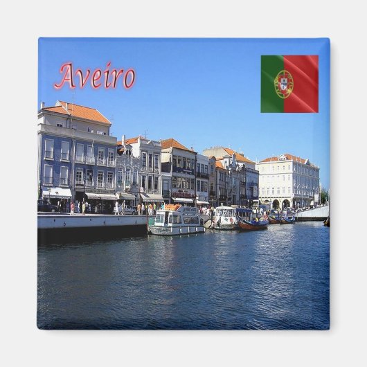 zPT025 AVEIRO, Portugal, Europa, Kühlschrank Magnet (Vorne)