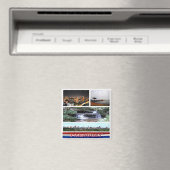 zPY003 PARAGUAY, Mosaik, Amerika, Kühlschrank Magnet (In Situ (Geschirrspüler))