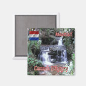 zPY007 PARAGUAY, Pikysyry Waterfall, Kühlschrank Magnet (Vorderseite/Rückseite)