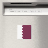 zQA001 Qatari FLAG Katar, Kühlschrank Magnet (In Situ (Geschirrspüler))