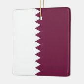 zQA001 Qatari FLAG Qatar, Keramikornament (Links)