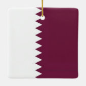 zQA001 Qatari FLAG Qatar, Keramikornament (Rückseite)