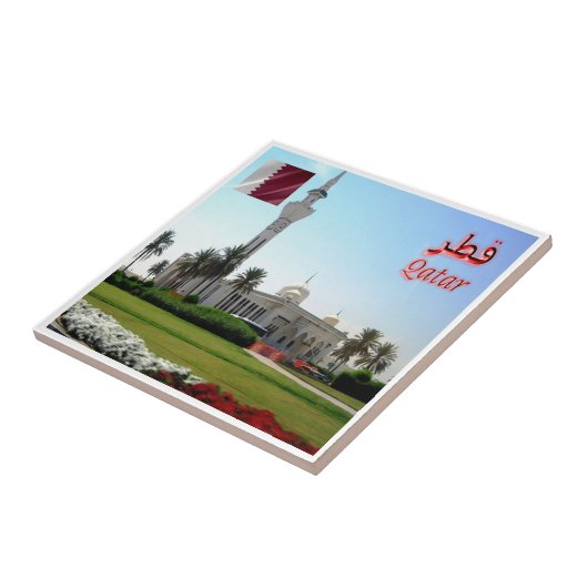 zQA005 Moschee in QATAR, Asien, Fliese (Seite)