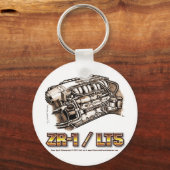 ZR1 LT5 Corvette Motor Schlüsselanhänger (Vorderseite)