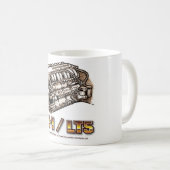 ZR1 LT5 Korvette Motor Kaffeetasse (VorderseiteRechts)