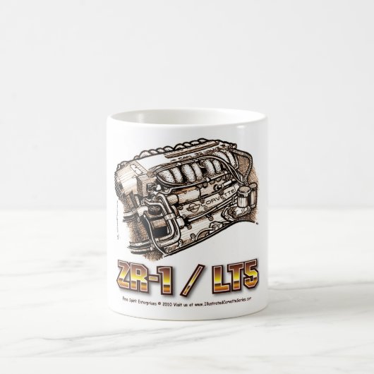ZR1 LT5 Korvette Motor Kaffeetasse (Mittel)