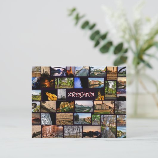 Zrenjanin Postkarte (Stehend Vorderseite)