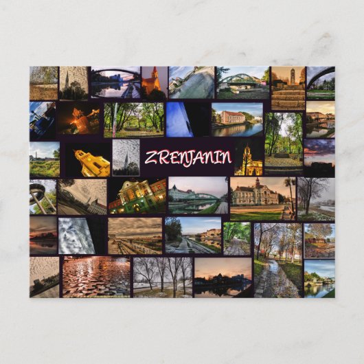Zrenjanin Postkarte (Vorderseite)