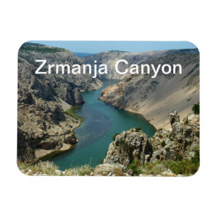 Zrmanja Canyon, Dalmatien, Kroatien Magnet