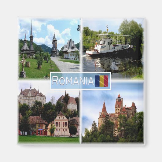 zRO003 ROMANIA, Europa, Fridge Magnet (Vorne)