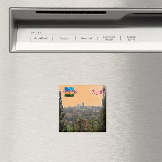 zRW004 KIGALI, Downtown, Ruanda, Afrika, Kühlschra Magnet (In Situ (Geschirrspüler))