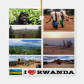 zRW011 RWANDA I Liebe, Mosaik, Afrika, Keramikornament (Rückseite)