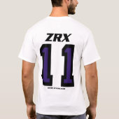 ZRXOA Schwarzes 1100 T-Shirt (Rückseite)