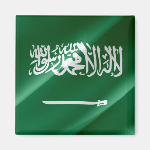 zSA002 schwingende Saudi-FLAG Saudi-Arabien, Kühls Magnet