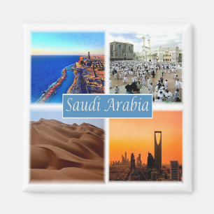 zSA010 SAUDI ARABIA, Asien, Kühlschrank Magnet