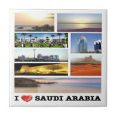 zSA012 i Liebe SAUDI ARABIA potpourri, Asien, Fliese (Vorderseite)