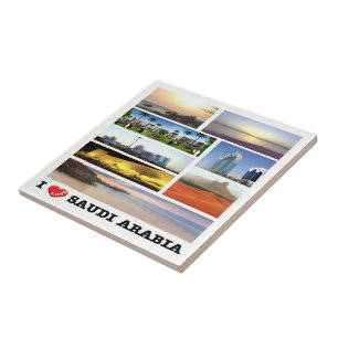 zSA012 i Liebe SAUDI ARABIA potpourri, Asien, Fliese