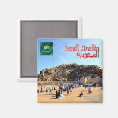 zSA017 ARAFAT MOUNT, Saudi-Arabien, Asien, Kühlsch Magnet (Vorderseite/Rückseite)
