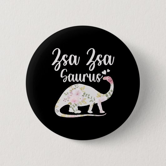 Zsa Zsa Saurus Grandma Mother's Day Thanksgiving C Button (Vorderseite)