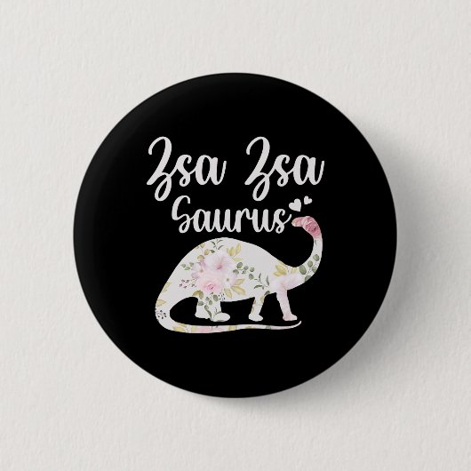 Zsa Zsa Saurus Oma Muttertag Erntedankfest C Button (Vorderseite)