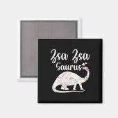 Zsa Zsa Saurus Oma Muttertag Erntedankfest C Magnet (Vorderseite/Rückseite)