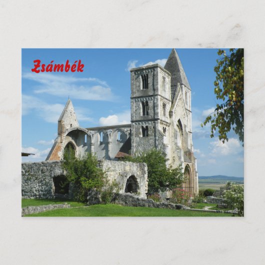 Zsambek Postkarte (Vorderseite)