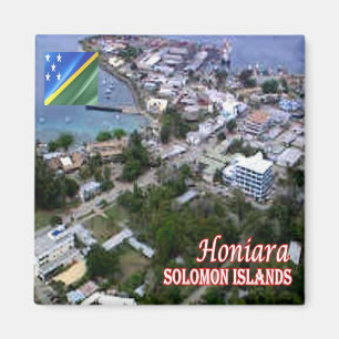 zSB006 HONIARA, Salomonen, Ozeanien, Kühlschrank Magnet