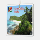 zSC007 MAHE', Panorama, Seychellen, Afrika, Keramikornament (Links)