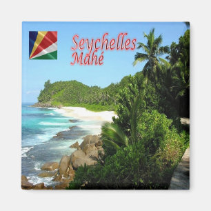 zSC007 MAHE', Panorama, Seychellen, Afrika, Kühlsc Magnet