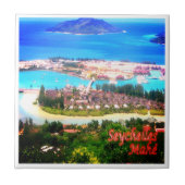 zSC008 MAHE', Seychellen, Afrika, Fliese (Vorderseite)