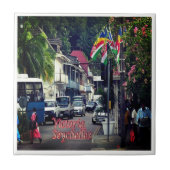 zSC019 VICTORIA, Seychellen, Afrika, Fliese (Vorderseite)
