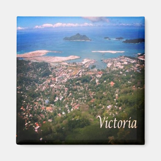 zSC020 VICTORIA, Seychellen, Afrika, Kühlschrank Magnet (Vorne)