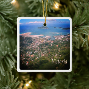 zSC020 VICTORIA, Seychellen, Keramikornament