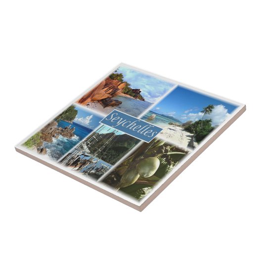 zSC026 SEYCHELLES, Mosaik, Afrika, Fliese (Seite)