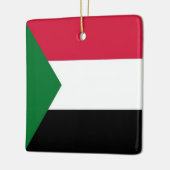 zSD001 SUDAN, Flag, Afrika, Keramikornament (Links)