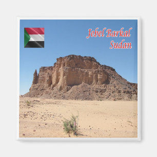 zSD005 JEBEL BARKAL, Sudan, Afrika, Kühlschrank Magnet