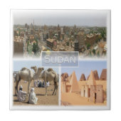 zSD008 KHARTOUM, Mosaik, Sudan, Afrika, Fliese (Vorderseite)
