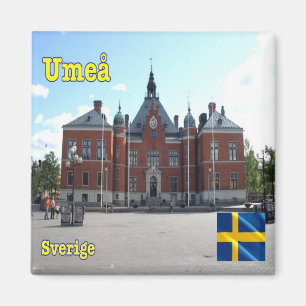 zSE008 UMEÅ, Schweden, Europa, Kühlschrank Magnet