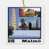 zSE011 MALMÖ, Schweden, Europa, Keramikornament (Vorderseite)