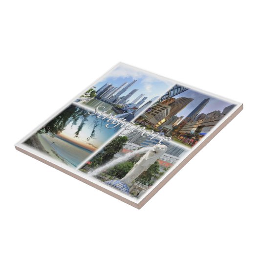 zSG005 SINGAPUR by day LION CITY, Asia, Fliese (Seite)