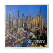zSG006 SINGAPUR panorama LION CITY, Asia, Fliese (Vorderseite)