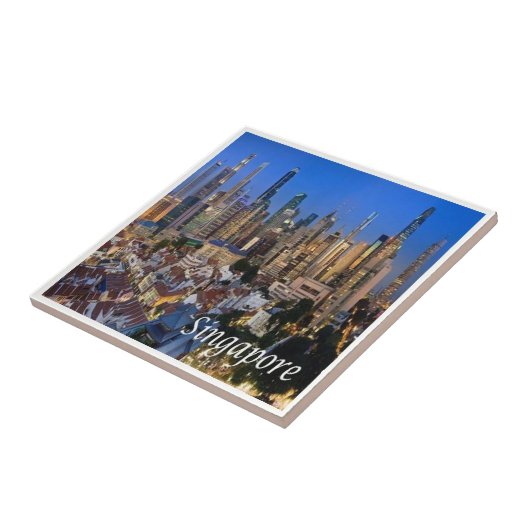 zSG006 SINGAPUR panorama LION CITY, Asia, Fliese (Seite)