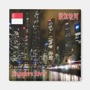 zSG011 SINGAPUR LION CITY, Asia, Kühlschrank Magnet