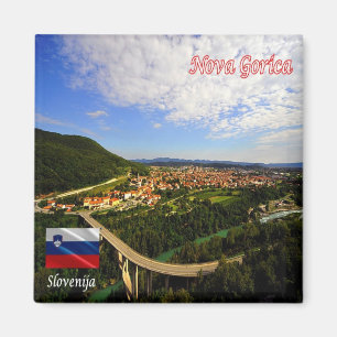 zSI008 NOVA GORICA, Slowenien, Europa, Kühlschrank Magnet