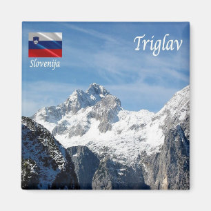 zSI012 MOUNT TRIGLAV, Slowenien, Europa, Kühlschra Magnet