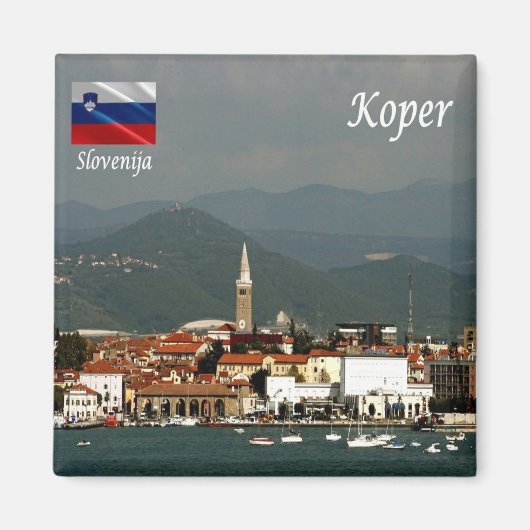 zSI015 KOPER, Slowenien, Europa, Kühlschrank Magnet (Vorne)