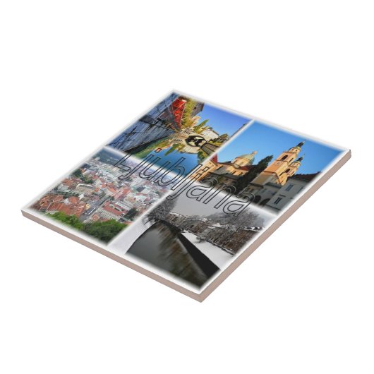 zSI016 LJUBLJANA, Slowenien, Europa, Fliese (Seite)